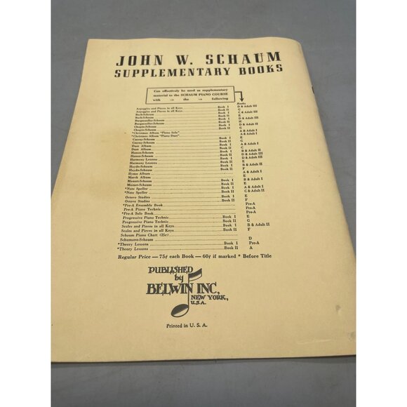 Master melodies book from the great concertos for piano Belwin inc. 27 PG READ - Picture 7 of 7